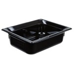 Vollrath 9024420 Super Pan® 1/2 Size Black High Heat Plastic Food Pan - 4