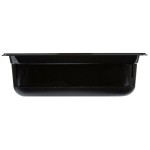 Vollrath 9024420 Super Pan® 1/2 Size Black High Heat Plastic Food Pan - 4