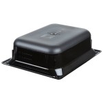 Vollrath 9024420 Super Pan® 1/2 Size Black High Heat Plastic Food Pan - 4
