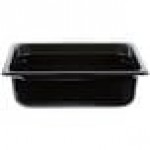 Vollrath 9024420 Super Pan® 1/2 Size Black High Heat Plastic Food Pan - 4