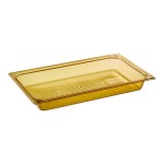 Carlisle 10400B13 StorPlus Full Size Amber High Heat Plastic Food Pan - 2 1/2 Carlisle 10400B13 StorPlus Full Size Amber High Heat Plastic Food Pan - 2 1/2