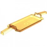 Carlisle 10400B13 StorPlus Full Size Amber High Heat Plastic Food Pan - 2 1/2 Carlisle 10400B13 StorPlus Full Size Amber High Heat Plastic Food Pan - 2 1/2