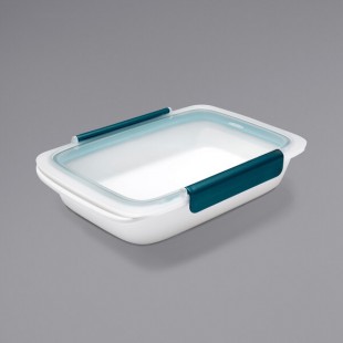 OXO Prep & Go 5 Cup White Rectangular Polypropylene Food Storage Container with Snap-On Lid OXO Prep & Go 5 Cup White Rectangular Polypropylene Food Storage Container with Snap-On Lid