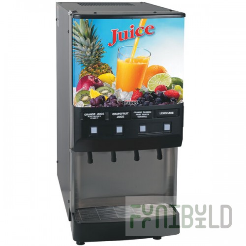 Bunn 37300.0000 JDF-4S 4 Flavor Cold Beverage Juice Dispenser
