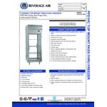 Beverage-Air P-Series PFD1HC-1BG 26 1/2 Beverage-Air P-Series PFD1HC-1BG 26 1/2