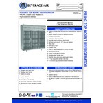 Beverage-Air P-Series PR3HC-1BG 77 3/4 Beverage-Air P-Series PR3HC-1BG 77 3/4
