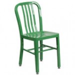 Flash Furniture CH-61200-18-SIL-GG Silver Metal Indoor / Outdoor Chair with Vertical Slat Back Flash Furniture CH-61200-18-SIL-GG Silver Metal Indoor / Outdoor Chair with Vertical Slat Back