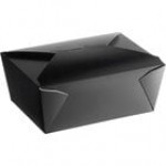 Choice Kraft Microwavable Folded Paper #4 Take-Out Customizable Container 7 3/4