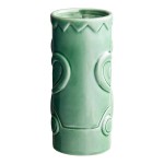 Acopa 21 oz. Green Ceramic Tiki Mug - 12/Case