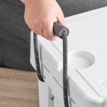 CaterGator CG45WH White 45 Qt. Rotomolded Outdoor Cooler / Ice Chest