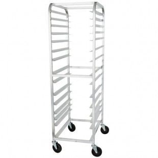 Advance Tabco PR15-4W 15 Pan End Load Bun / Sheet Pan Rack - Assembled