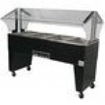 Advance Tabco B4-240-B-S Open Base Everyday Buffet Stainless Steel Four Pan Electric Hot Food Table with Stainless Steel Liners - Open Well - 208/240V Advance Tabco B4-240-B-S Open Base Everyday Buffet Stainless Steel Four Pan Electric Hot Food Table with Stainless Steel Liners - Open Well - 208/240V