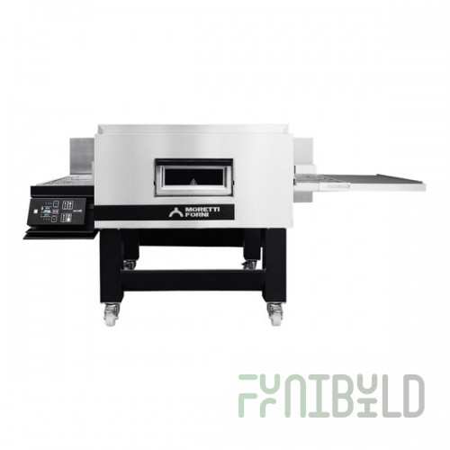 Moretti Forni TT96E Electric Conveyor Oven with Stand and 25 3/4