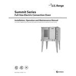 Garland / U.S. Range SUME-100 Summit Series Single Deck Full Size Electric Convection Oven - 208V, 1 Phase, 10.4 kW Garland / U.S. Range SUME-100 Summit Series Single Deck Full Size Electric Convection Oven - 208V, 1 Phase, 10.4 kW