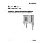 Garland / U.S. Range SUMG-100 Summit Series Natural Gas Single Deck Full Size Convection Oven - 53,000 BTU
