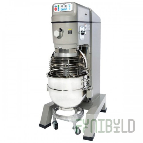 Globe SP62P 60 Qt. Planetary Floor Pizza Mixer with Guard, Bowl & Dough Hook - 208V, 3 Phase, 3 hp