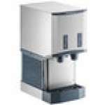 Scotsman HID312ABX-1A Meridian® Air-Cooled Countertop Nugget Ice Machine and Water Dispenser with Push Button Dispensing - 12 lb. Bin Capacity