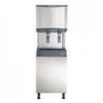 Scotsman HID312ABX-1A Meridian® Air-Cooled Countertop Nugget Ice Machine and Water Dispenser with Push Button Dispensing - 12 lb. Bin Capacity