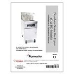 Frymaster SCFHD250G 100 lb. 2 Unit Liquid Propane Floor Fryer System with Thermatron Controls and Filtration System - 200,000 BTU