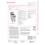 Frymaster PH155-CBL Natural Gas High Efficiency Fryer 50 lb. with Basket Lift and Programmable Computer Controls - 80,000 BTU