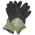 Cordova Power-Cor Steel / Synthetic Fiber Cut Resistant Gloves with Black Foam Nitrile Palm Coating - Extra Large