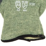 Cordova Power-Cor Steel / Synthetic Fiber Cut Resistant Gloves with Black Foam Nitrile Palm Coating - Extra Large