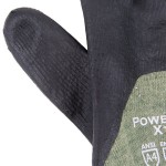 Cordova Power-Cor Steel / Synthetic Fiber Cut Resistant Gloves with Black Foam Nitrile Palm Coating - Extra Large