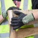 Cordova Power-Cor Steel / Synthetic Fiber Cut Resistant Gloves with Black Foam Nitrile Palm Coating - Extra Large