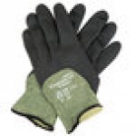Cordova Power-Cor Steel / Synthetic Fiber Cut Resistant Gloves with Black Foam Nitrile Palm Coating - Extra Large