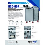 Airrex 5 Ton Portable Air-Cooled Air Conditioner HSC-60R - 60,000 BTU, 220V, 1 Phase