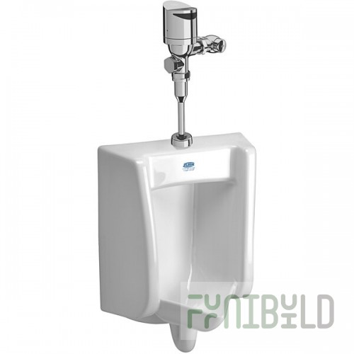 Zurn Elkay One Z.UR1.S.TM Sensor Urinal System with Wall Hung Urinal and Top Mount Flush Valve - 0.125 GPF