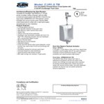 Zurn Elkay One Z.UR1.S.TM Sensor Urinal System with Wall Hung Urinal and Top Mount Flush Valve - 0.125 GPF Zurn Elkay One Z.UR1.S.TM Sensor Urinal System with Wall Hung Urinal and Top Mount Flush Valve - 0.125 GPF