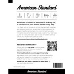 American Standard Aspirations 252AA899.020 White Vitreous China Floor Mount Elongated Toilet with Left Handle and 12 American Standard Aspirations 252AA899.020 White Vitreous China Floor Mount Elongated Toilet with Left Handle and 12