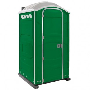 PolyJohn PJN3-1122 Verdant Portable Restroom with Translucent Top - Assembled