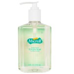 Micrell® 9752-12 8 oz. Floral Antibacterial Lotion Hand Soap with PCMX and Pump - 12/Case