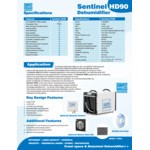 AlorAir Sentinel HD90 Commercial-Grade Dehumidifier - 115V