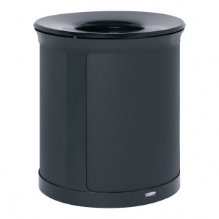 Rubbermaid® Enhance 2172842 33 Gallon Black Decorative Trash Can Rubbermaid® Enhance 2172842 33 Gallon Black Decorative Trash Can