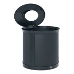 Rubbermaid® Enhance 2172842 33 Gallon Black Decorative Trash Can Rubbermaid® Enhance 2172842 33 Gallon Black Decorative Trash Can