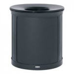 Rubbermaid® Enhance 2172842 33 Gallon Black Decorative Trash Can Rubbermaid® Enhance 2172842 33 Gallon Black Decorative Trash Can