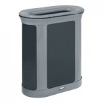 Rubbermaid® Enhance 2172842 33 Gallon Black Decorative Trash Can Rubbermaid® Enhance 2172842 33 Gallon Black Decorative Trash Can
