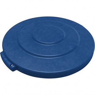 Carlisle 84101114 Bronco 10 Gallon Blue Flat Round Trash Can Lid Carlisle 84101114 Bronco 10 Gallon Blue Flat Round Trash Can Lid
