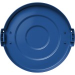 Carlisle 84101114 Bronco 10 Gallon Blue Flat Round Trash Can Lid Carlisle 84101114 Bronco 10 Gallon Blue Flat Round Trash Can Lid