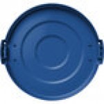 Carlisle 84101114 Bronco 10 Gallon Blue Flat Round Trash Can Lid Carlisle 84101114 Bronco 10 Gallon Blue Flat Round Trash Can Lid