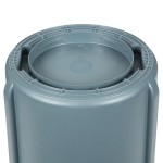 Rubbermaid® BRUTE 20 Gallon Gray Round Trash Can and Lid