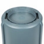 Rubbermaid® BRUTE 20 Gallon Gray Round Trash Can and Lid