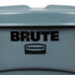 Rubbermaid® BRUTE 20 Gallon Gray Round Trash Can and Lid