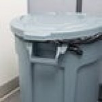 Rubbermaid® BRUTE 20 Gallon Gray Round Trash Can and Lid
