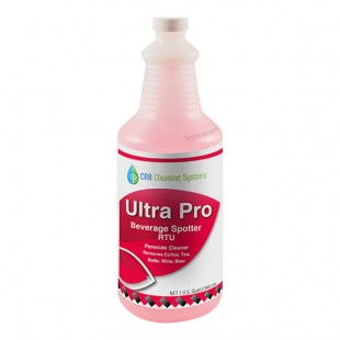 CRB Cleaning Systems Ultra Pro F3000BS 1 Qt. Citrus Scented Ready-to-Use Beverage Spotter - 12/Case CRB Cleaning Systems Ultra Pro F3000BS 1 Qt. Citrus Scented Ready-to-Use Beverage Spotter - 12/Case