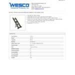 Wesco Industrial Products 550 lb. Aluminum Appliance Hand Truck with 24