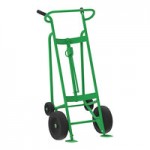 Valley Craft 1,000 lb. 4-Wheel Steel Drum Truck with Brakes and Solid Rubber Wheels F83450A6 Valley Craft 1,000 lb. 4-Wheel Steel Drum Truck with Brakes and Solid Rubber Wheels F83450A6